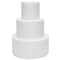 3 Piece Round Foam Cake Dummy Set for Decorating, Faux Cake in 3 Sizes for Birthday, Wedding Display (10.8 Inches Tall)